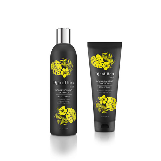 Detox Exfoliating Shampoo+Conditioner Set - Djanillie's Beauté